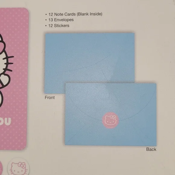 Hello Kitty Note Card Set - Picture 3 of 4